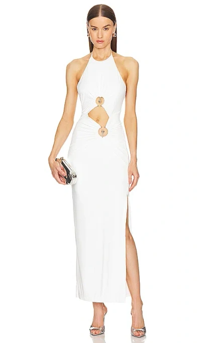 Bardot Neve Maxi Dress In 兰花白