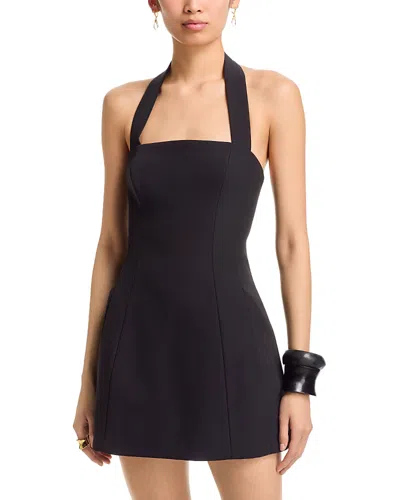 Bardot Nevelle Hourglass Halter Dress In Black
