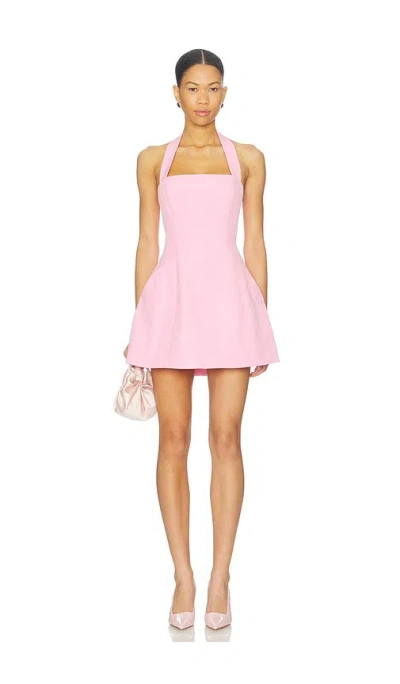 Bardot Nevelle Hourglass Halter Dress In Pink