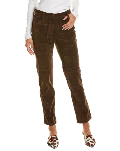 Bardot Nia Vegan Suede Pant In Black
