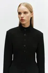 Bardot Octavia Structured Jacket In Black
