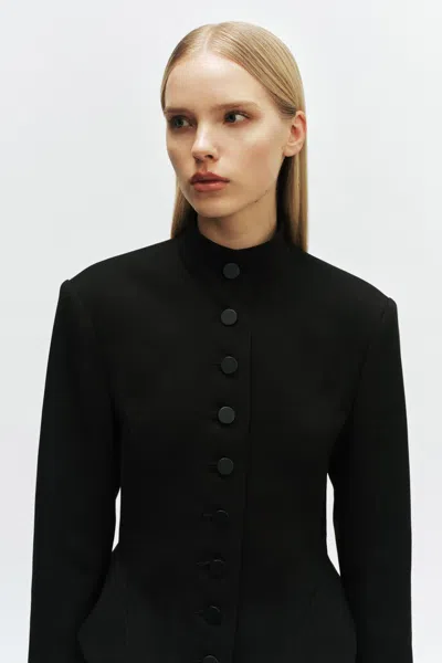 Bardot Octavia Structured Jacket In Black
