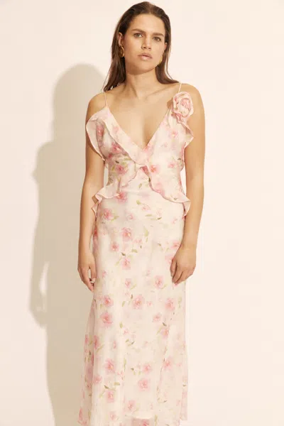 Bardot Olea Floral Maxi Dress In Pink Flora