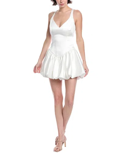 Bardot Oria Bubble Mini Dress In White