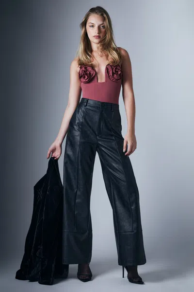 Bardot Paloma Jersey Bodysuit In Brown