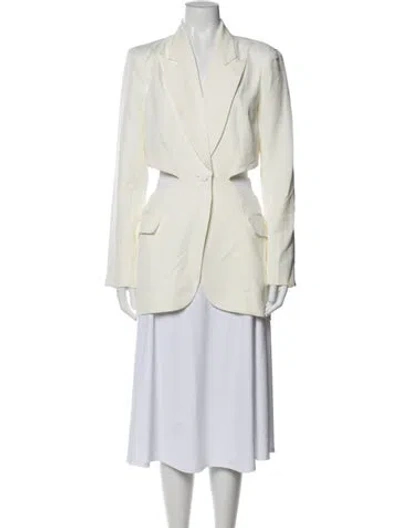 Pre-owned Bardot Pantsuit In White
