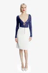 Bardot Phenix Vegan Leather Skirt In Orchid Wht