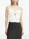 Bardot Vieda Bow Front Camisole In White