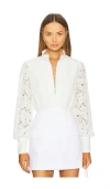 Bardot Remy Lace Bodysuit In White