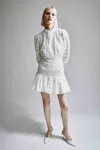 Bardot Remy Mini Lace Dress In Orchid Wht