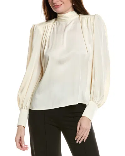 Bardot Revana Satin Blouse In Neutral