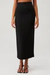 Bardot Rhee Midi Skirt In Black In Black