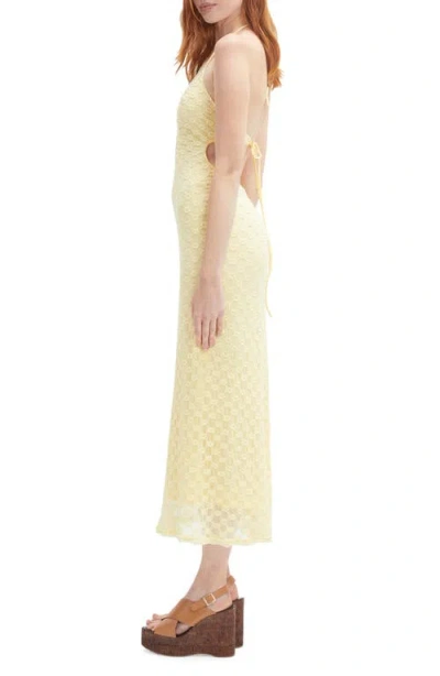 Bardot Rosala Halter Lace Maxi Dress