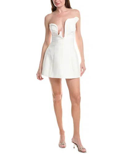 Bardot Rosalyn Hourglass Mini Dress In White