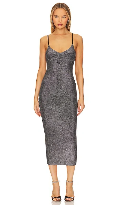 Bardot Saoirse Midi Dress In Brown