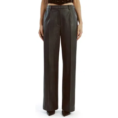 Bardot Sedona Faux Leather Pants In Black