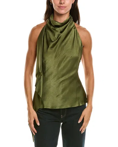 Bardot Sierra Drape Top In Green