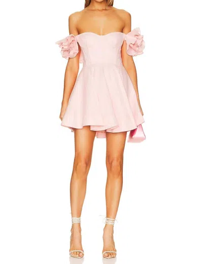 Bardot Sigma Mini Dress In Soft Pink