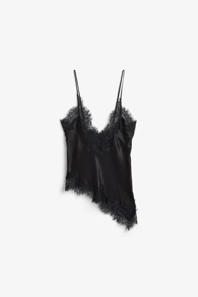 Bardot Silvio Halter Camisole In Black