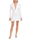Bardot Sintra Linen Blazer Dress In White