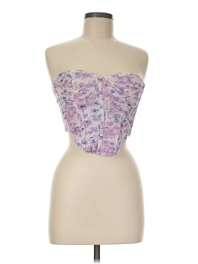 Pre-owned Bardot Sleeveless Blouse In Purple