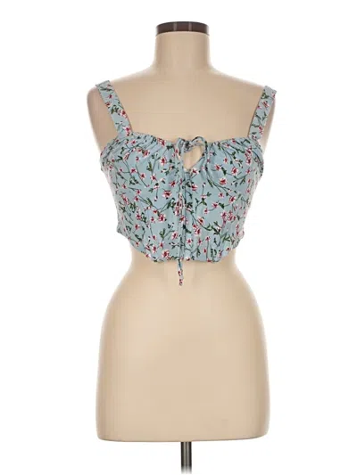 Pre-owned Bardot Sleeveless Blouse In Teal