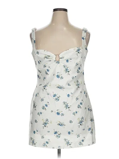 Pre-owned Bardot Sleeveless Top Ivory Sweetheart Neckline Tops