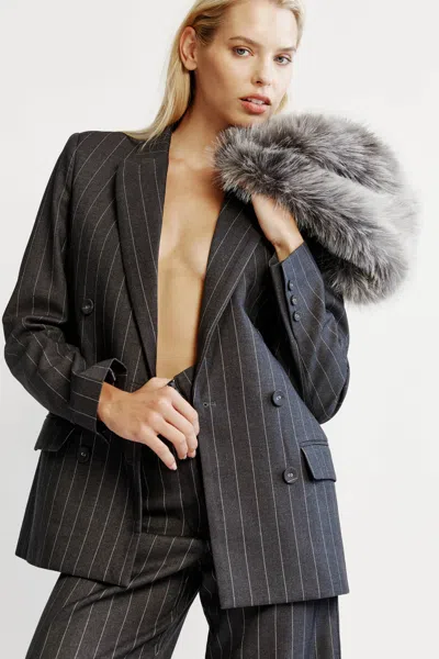 BARDOT SLOANE PIN STRIPE BLAZER