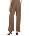 Bardot Sloane Straight Leg Pant In Brown