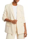 BARDOT SLOANE WOMENS KNIT BUSINESS DOUBLE-BREASTED BLAZER