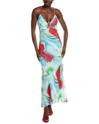 Bardot Suri Maxi Slip Dress In Blue