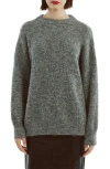 Bardot Taytum Crewneck Sweater In Grey Marle