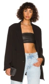Bardot The Oversized Blazer In 黑色