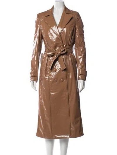 Pre-owned Bardot Trench Coat In Brown