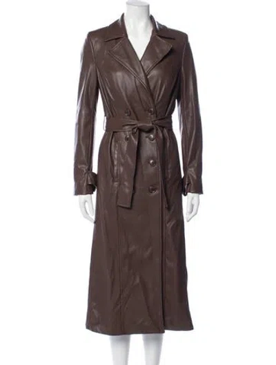 Pre-owned Bardot Trench Coat In Brown