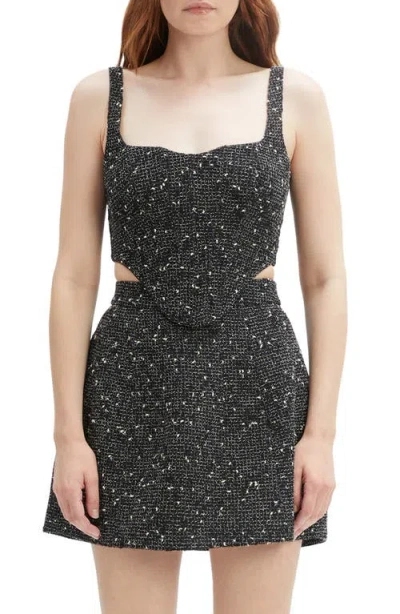 BARDOT BARDOT TWEED CORSET TOP
