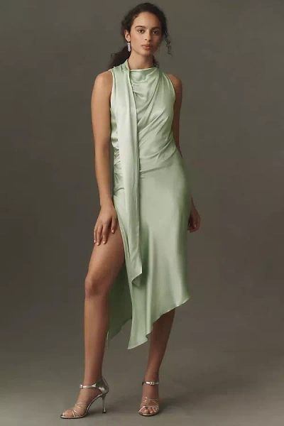 Bardot Valentine High-low Dress In Green