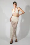 Bardot Venetia Halter Bralette In Neutral