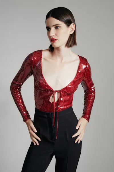 BARDOT VERONA SEQUIN BODYSUIT