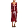 Bardot Verona Sequin Maxi Dress In White