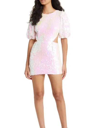 Bardot Vivienne Sequin Mini Dress In Pink