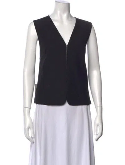 Pre-owned Bardot V-neck Sleeveless Top W/ Tags In Black