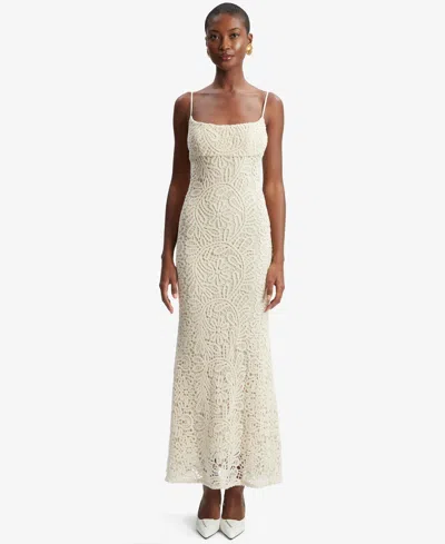 BARDOT WOMEN'S ADONI CROCHET SLEEVELESS MAXI DRESS