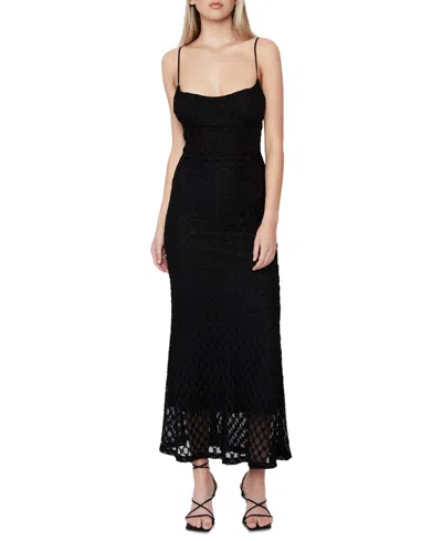 Bardot Women's Adoni Mesh Slip Dress In Black