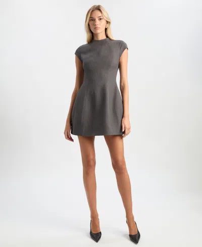 Bardot Women's Delphi Hourglass Mini Dress In Gray