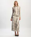 Bardot Lea Printed Mesh Dress In Multi