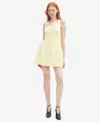 Bardot Women's Structured Halter Mini Dress In Neutral