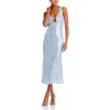 Bardot Isha Sequined Midi Dress In Blue