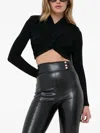Bardot Wren Long-sleeve Top In Black