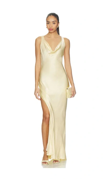 Bardot X Revolve Anouk Cowl Neck Maxi Dress In Brown